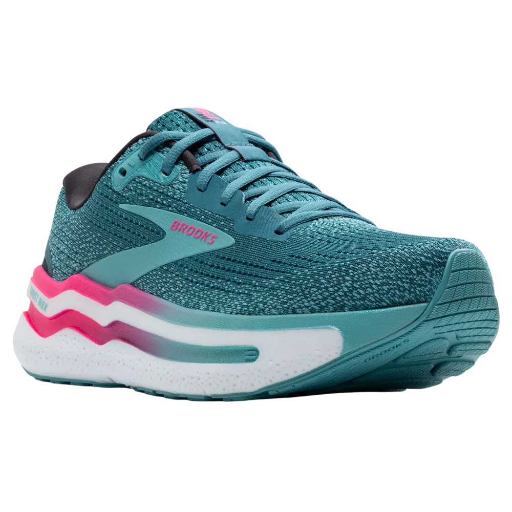 Brooks Ghost Max 2 Storm Blue/Knockout Pink/Aqua Running Shoe (Women's)