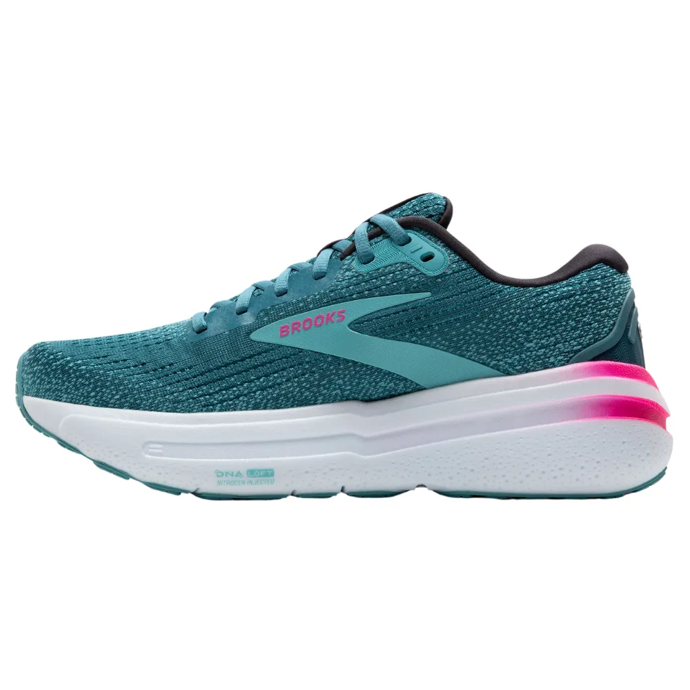 Brooks Ghost Max 2 Storm Blue/Knockout Pink/Aqua Running Shoe (Women's)