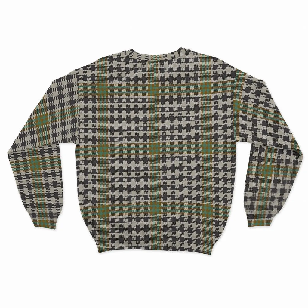 Burns Check Tartan Sweatshirt with Family Crest