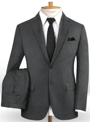 Caccioppoli Dapper Dandy Fione Charcoal Wool Suit