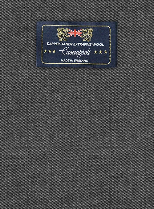 Caccioppoli Dapper Dandy Sancto Gray Wool Suit