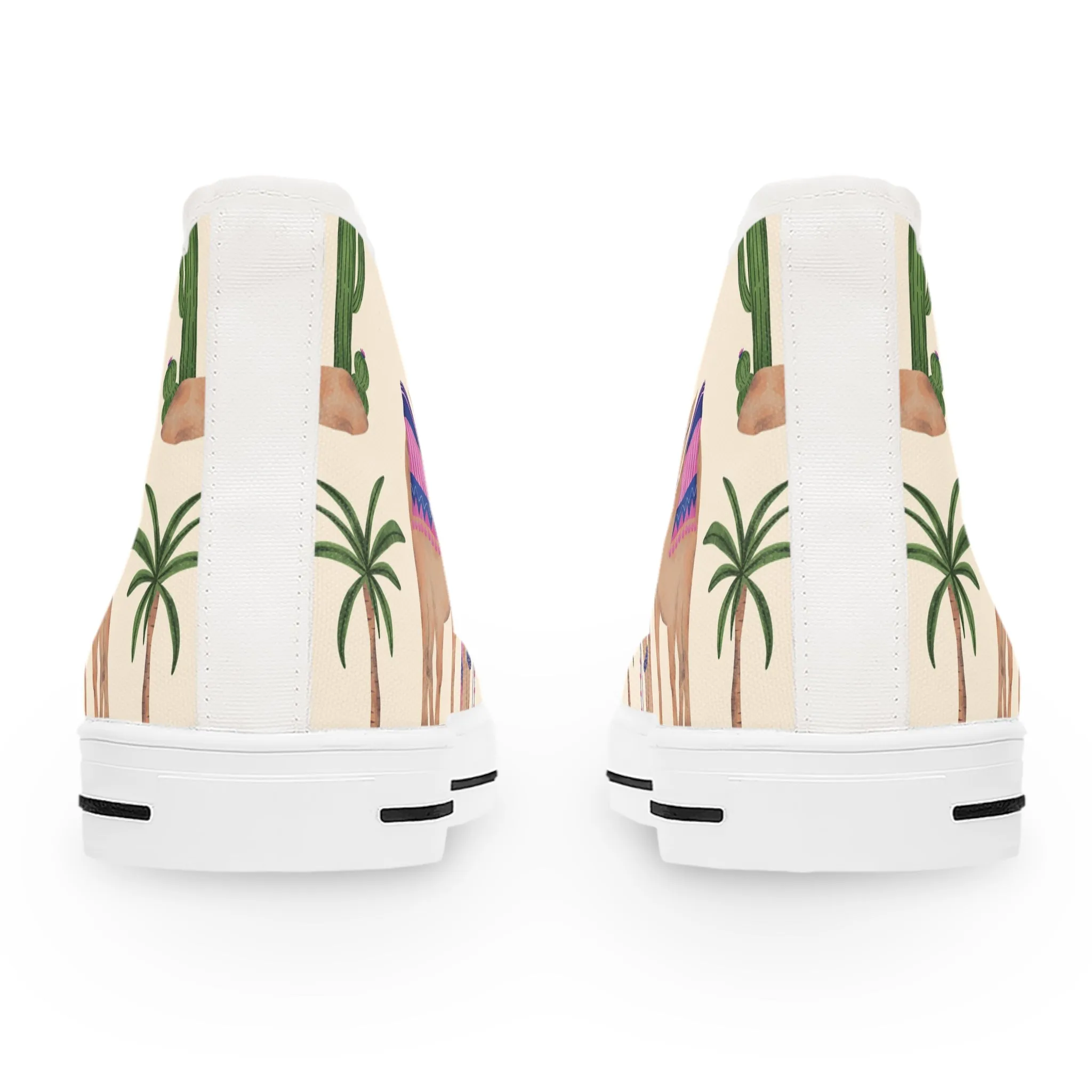 Cacti Oasis Women's High Top Sneakers