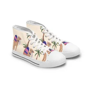 Cacti Oasis Women's High Top Sneakers