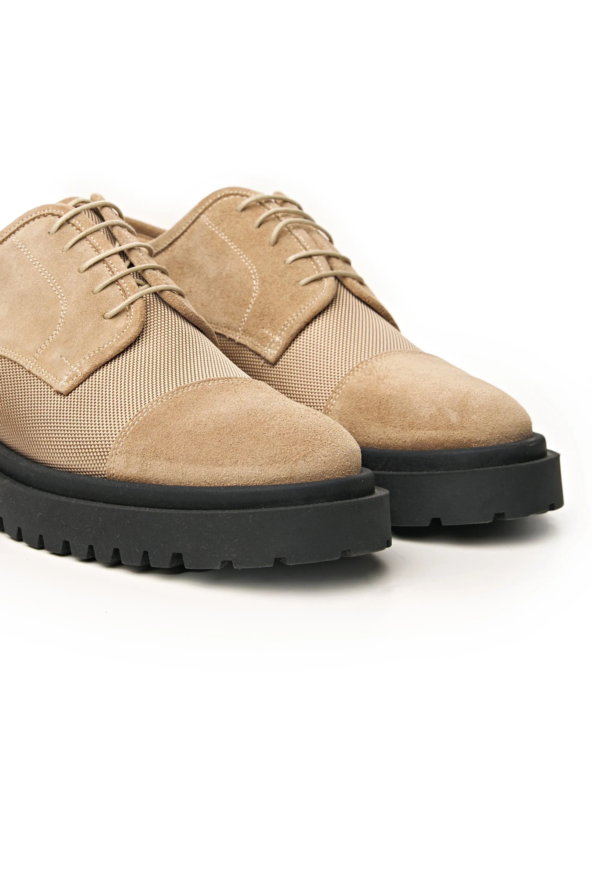 Canvas & Suede Leather Urban Derby