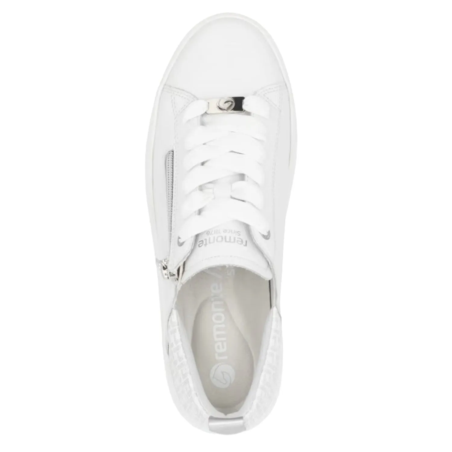 D1C08-80 Women's Remonte DC108-80 White/Silver Leather