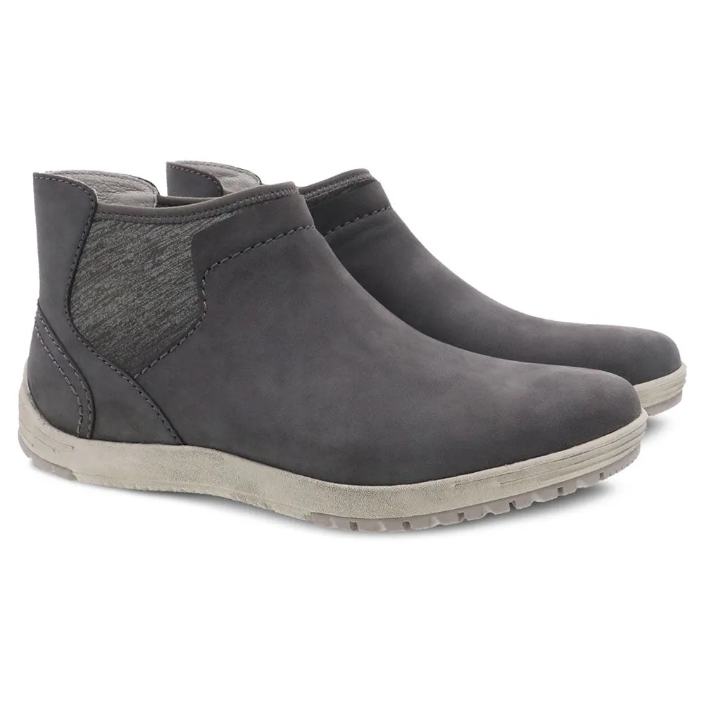 Dansko Lizette Waterproof Bootie Grey Nubuck (Women's)