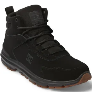 DC Shoes Mens Mutiny Mid Rise Leather Boots - Black