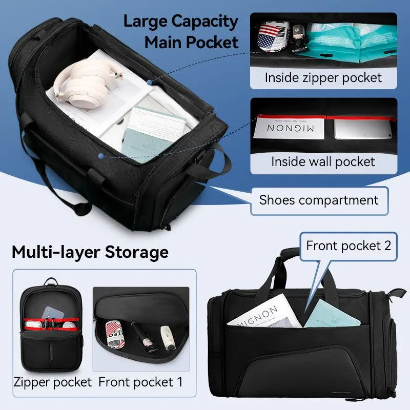 Deformable I: Large-Capacity Travel Gym Handbag