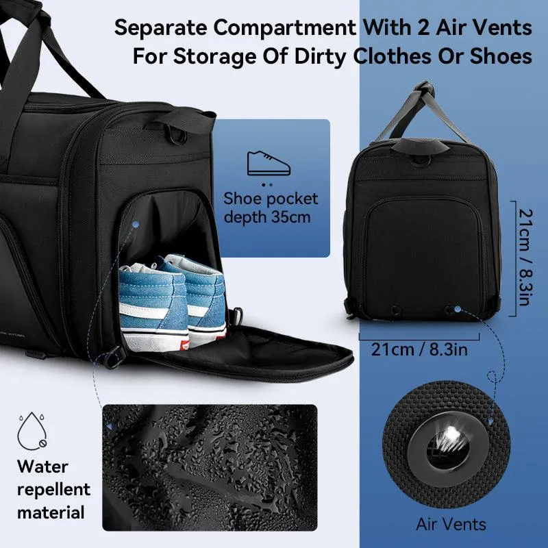 Deformable I: Large-Capacity Travel Gym Handbag