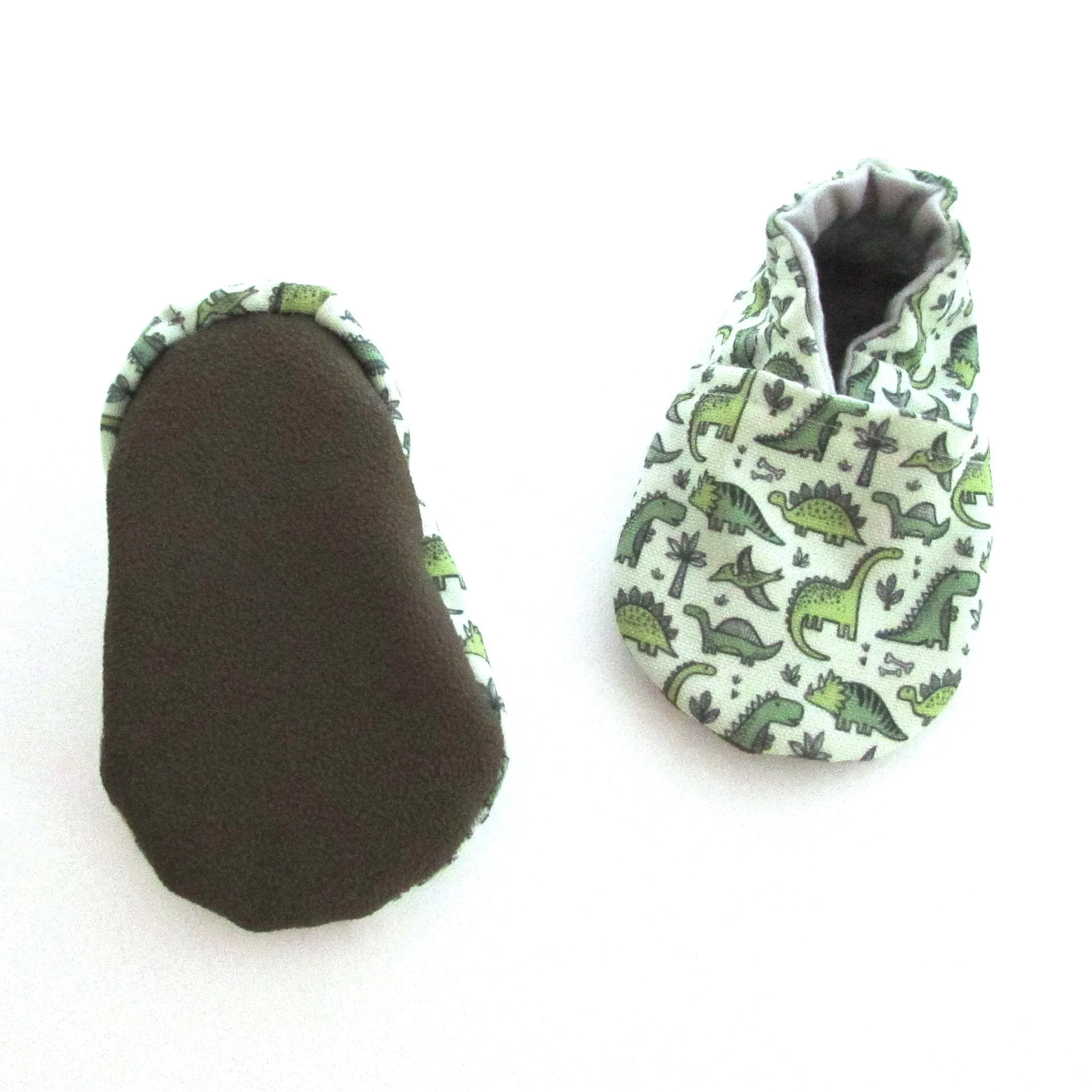 Dino Eco-Canvas Baby Shoes