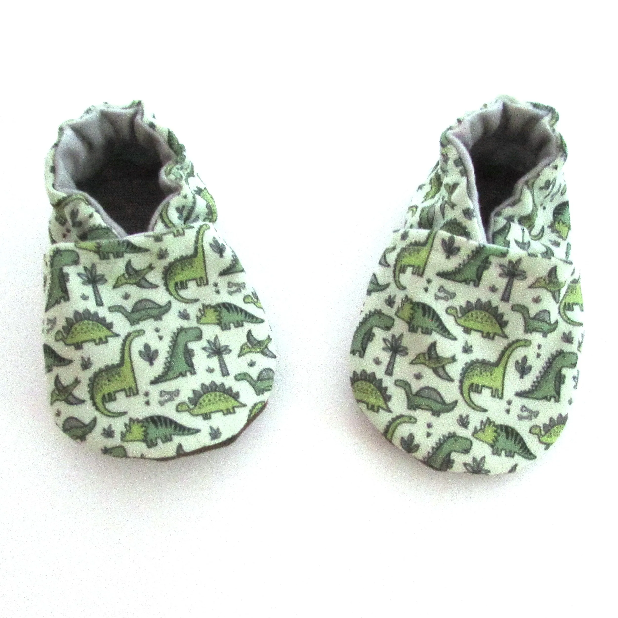 Dino Eco-Canvas Baby Shoes