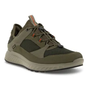 Ecco Exostride M Low GTX 835334 60412 Mens Leaf & Deep Forrest Green Textile Waterproof Elasticated Shoes