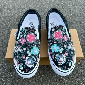 Embroidery Style BLVD Original Slip On Shoes for Men and Women