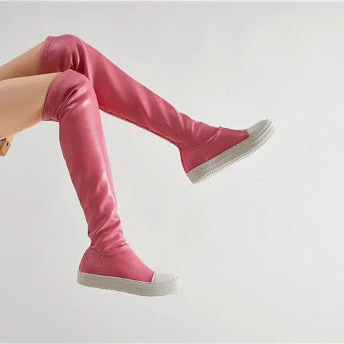 Fashion solid color boots HPSD291