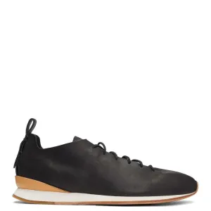 Feit - Black Semi -Cordovan Runner Sneaker