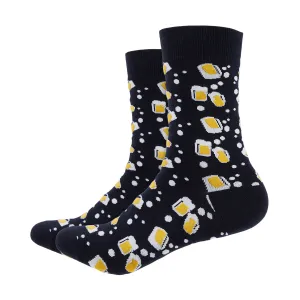 Fizz Printed Crew Length Socks