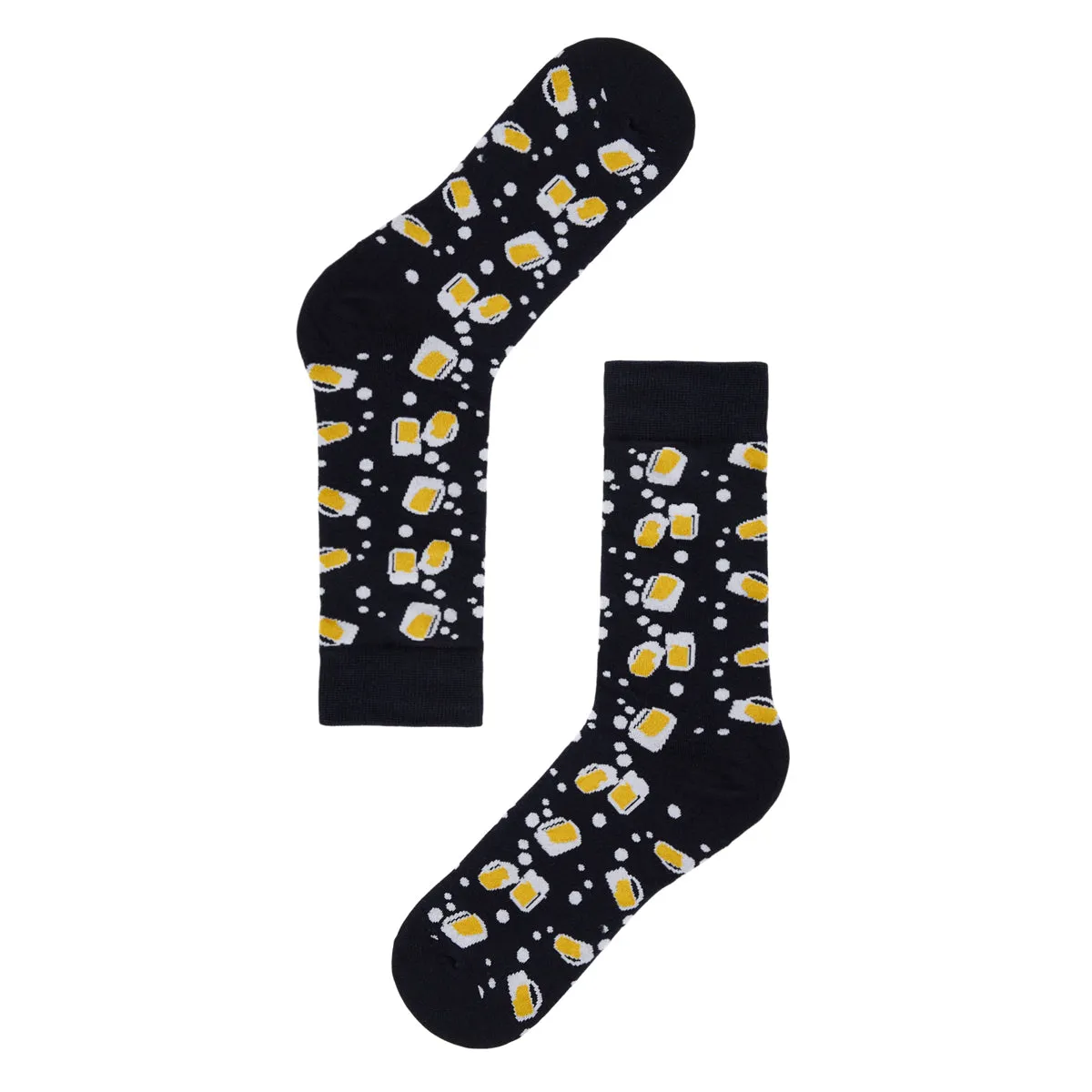 Fizz Printed Crew Length Socks