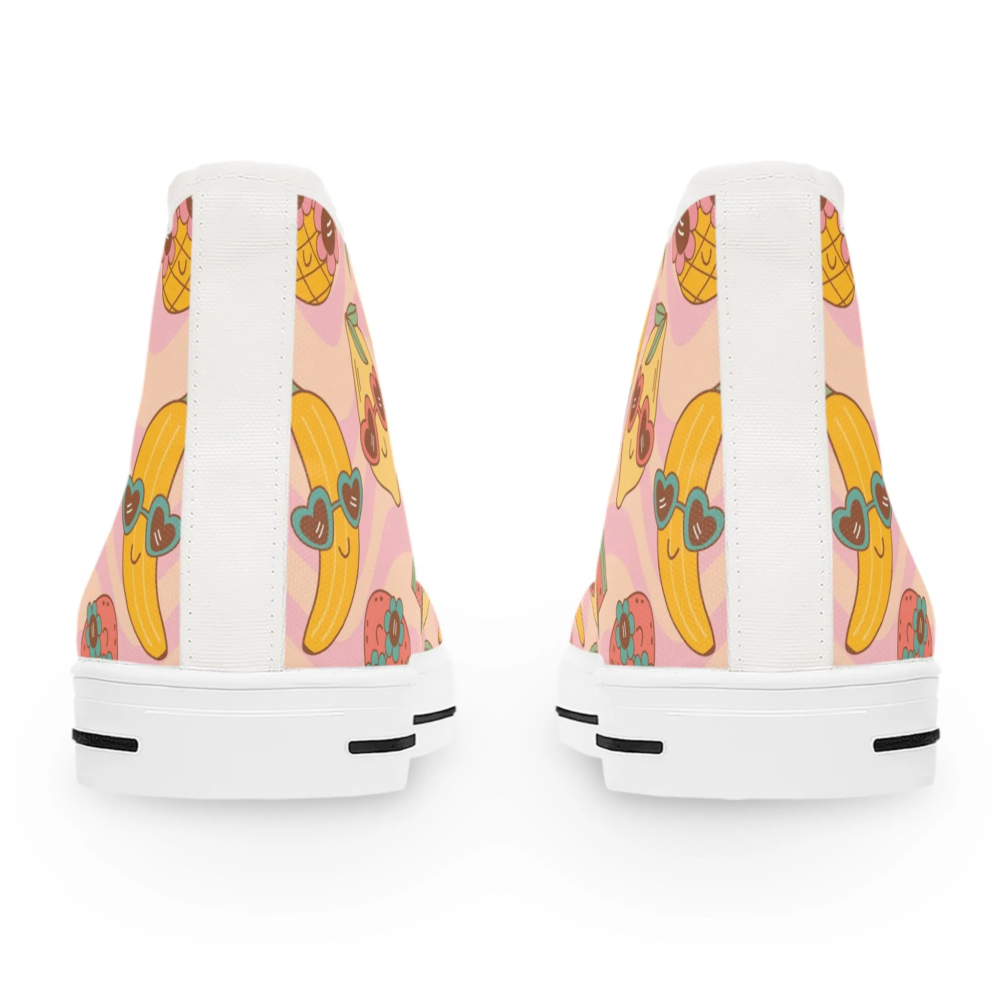 Fruit with Sunglasses Women's High Top Sneakers