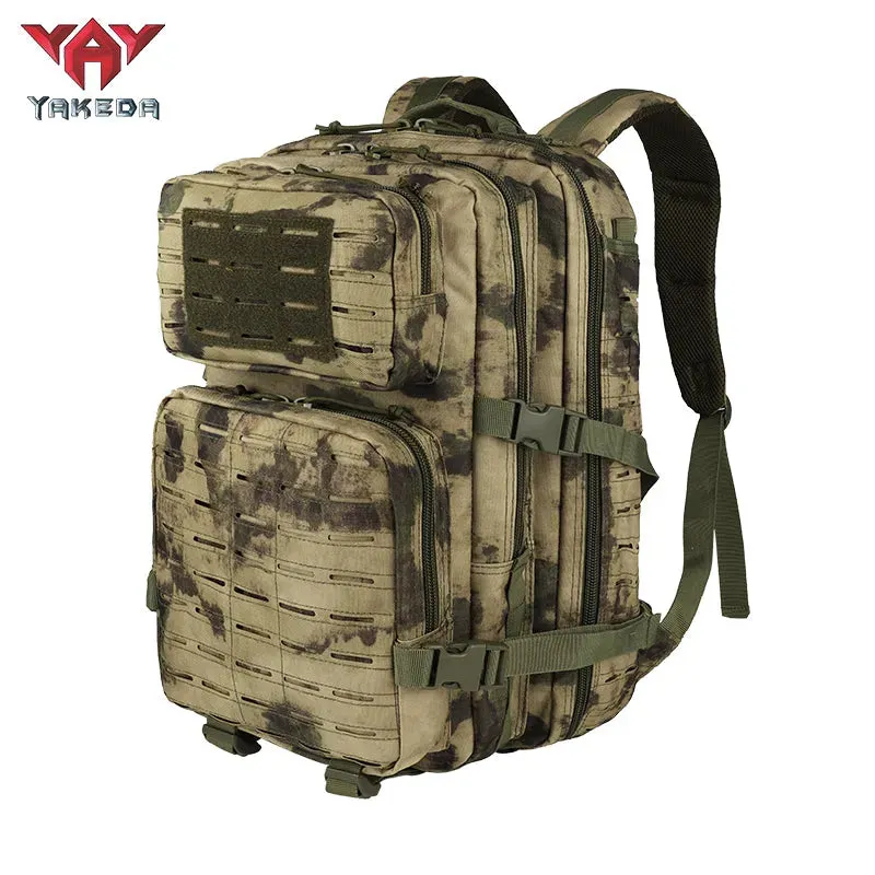 GB-0065 Mountaineering Military Tactical Backpack Men's Hiking Sports Backpack Camouflage System 3P Outdoor Bag 45L