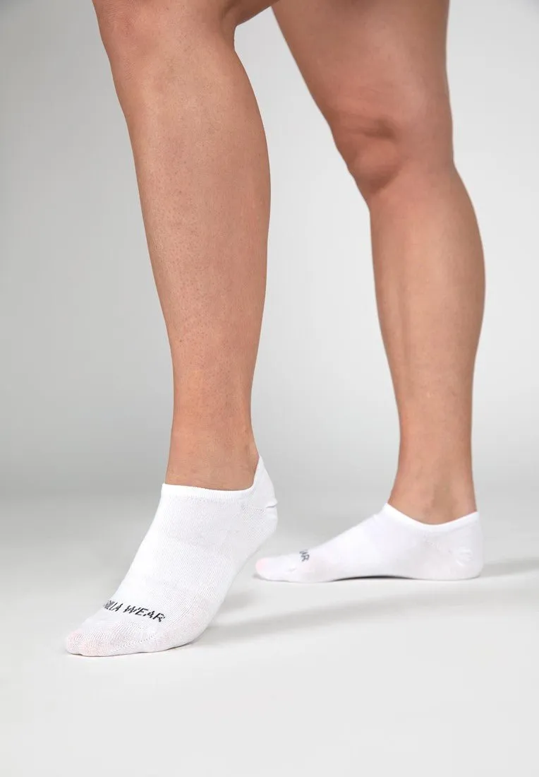 Gorilla Wear Ankle Socks 2-Pack - White