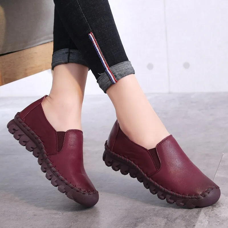 Handmade Genuine Leather Women Loafer