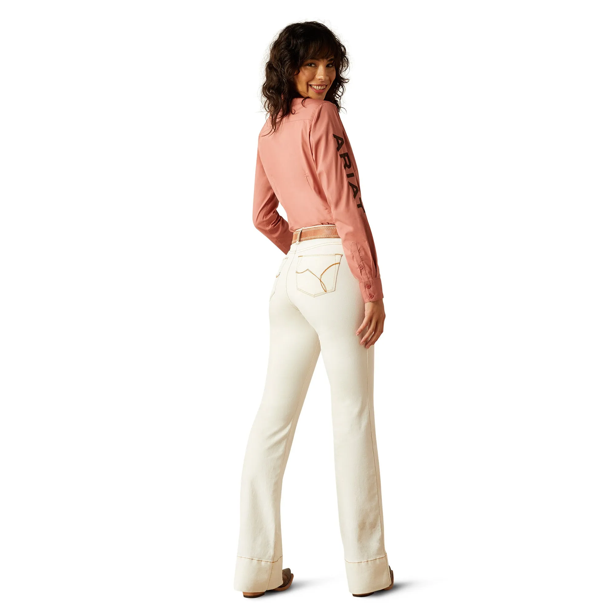 High Rise Larissa Slim Trouser