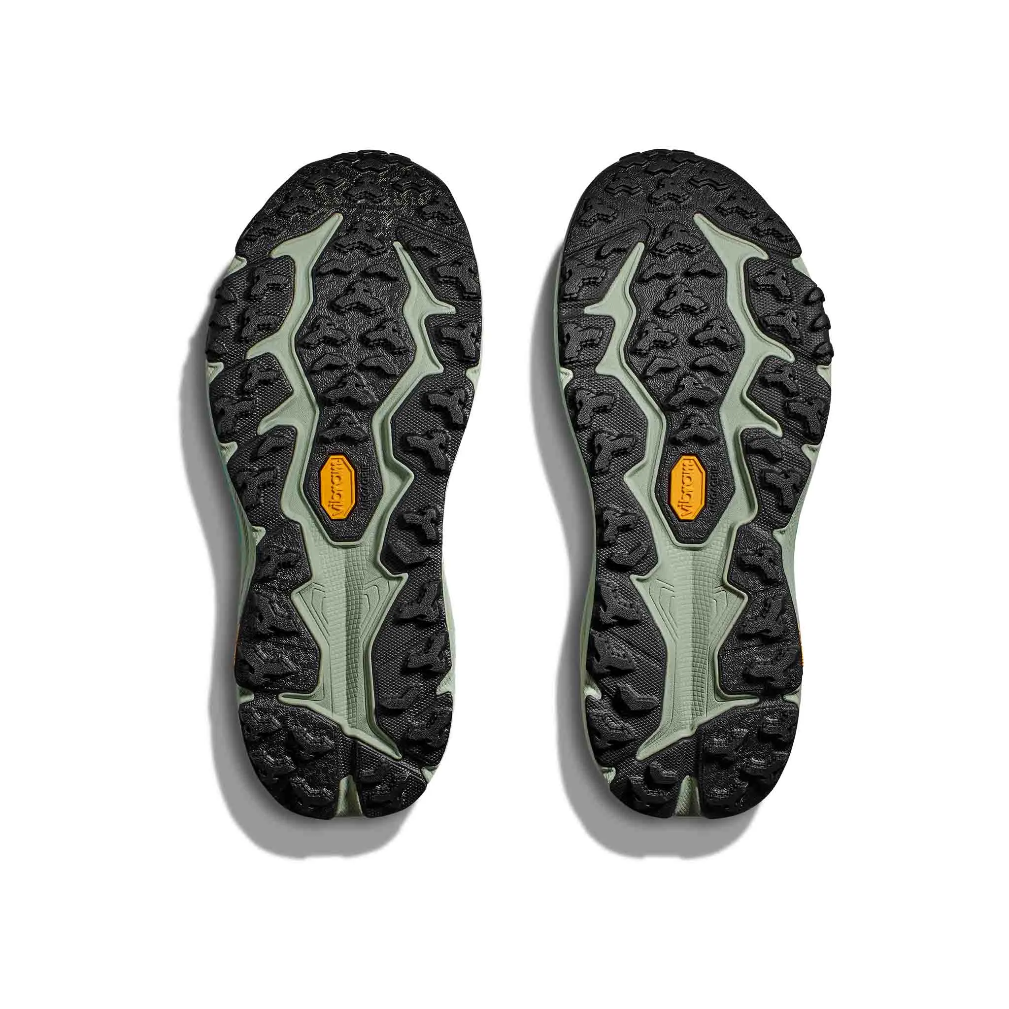 HOKA | Women's Speedgoat 6 Running Shoes - Black/Aloe Vera