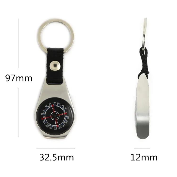 K30T Zinc Alloy Compass Keychain