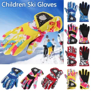 Kids' Winter Snow Gloves Thicken Warm Mittens