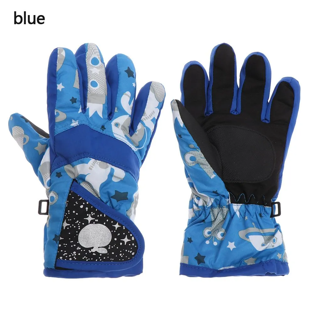 Kids' Winter Snow Gloves Thicken Warm Mittens