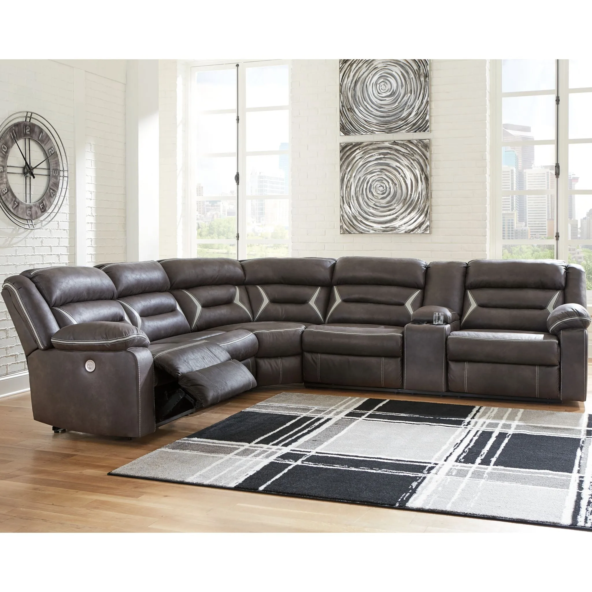 Kincord 4 Piece Reclining Sectional