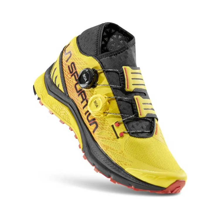 La Sportiva Jackal II Boa Mens Trail Running Shoe - Yellow/Black