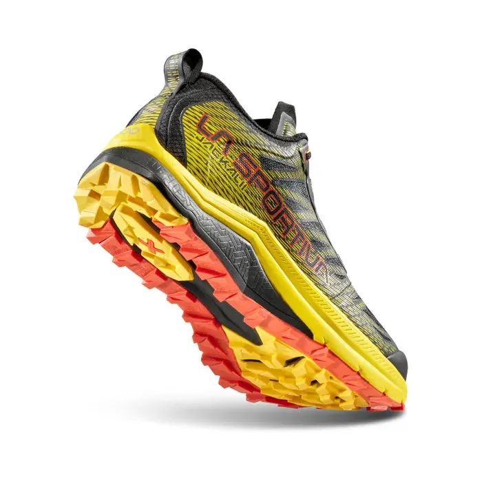 La Sportiva Jackal II Mens Trail Running Shoe - Black/Yellow