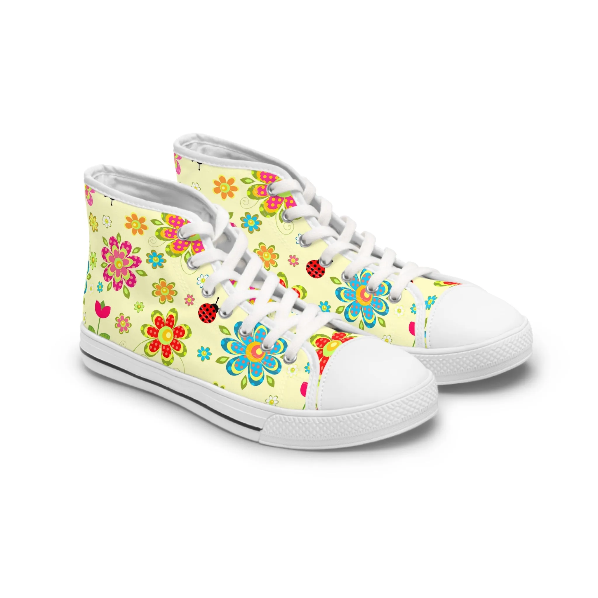 Lady Bugs Women's High Top Sneakers