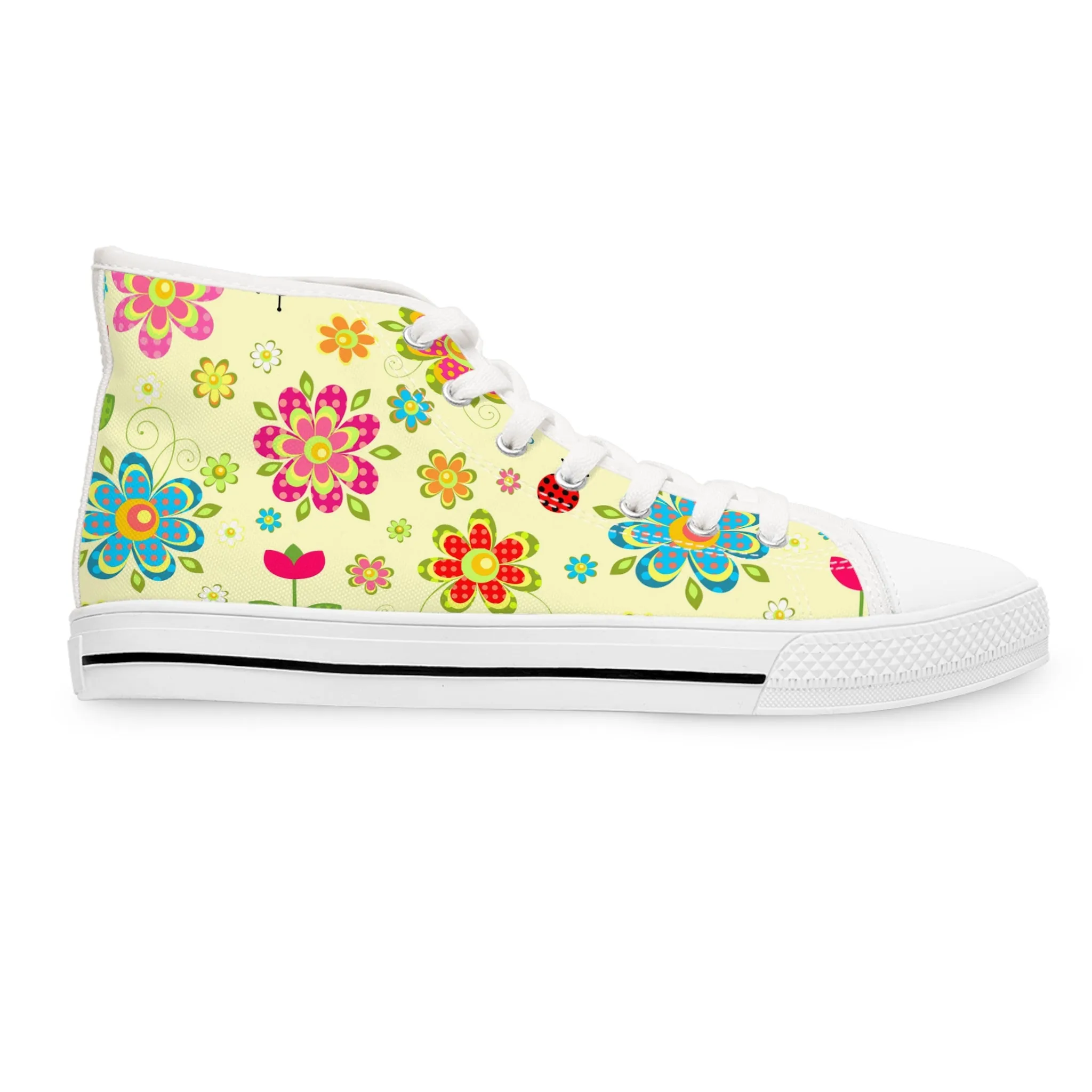 Lady Bugs Women's High Top Sneakers