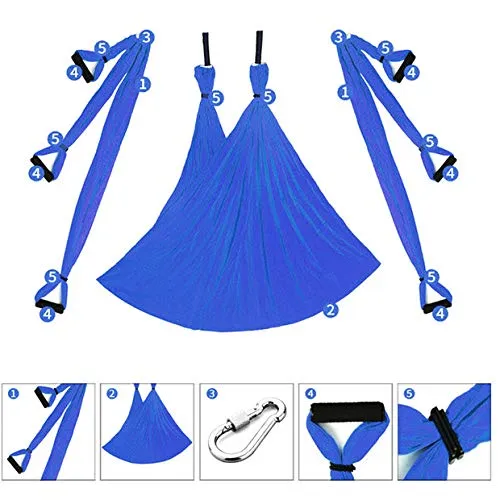 Large Bearing Aerial Yoga Trapeze Hammock-lOOkME - H