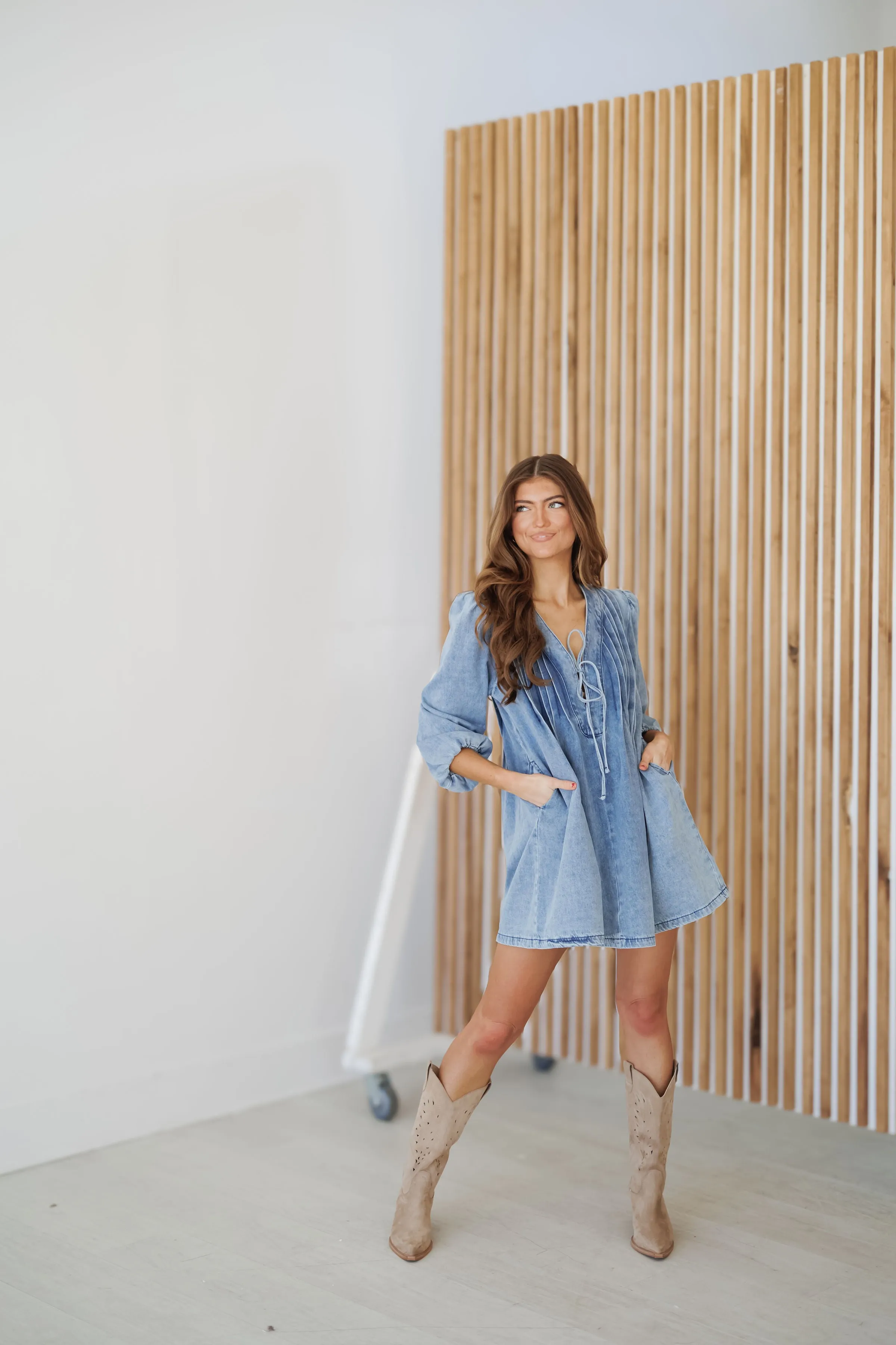 Liberty Denim Dress