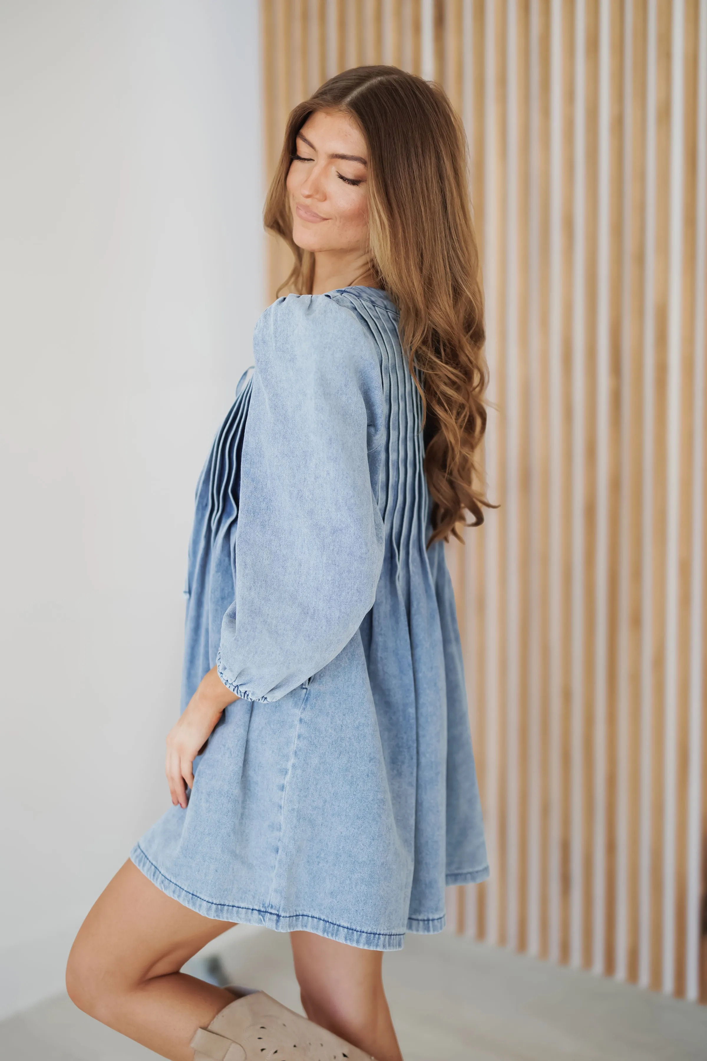 Liberty Denim Dress