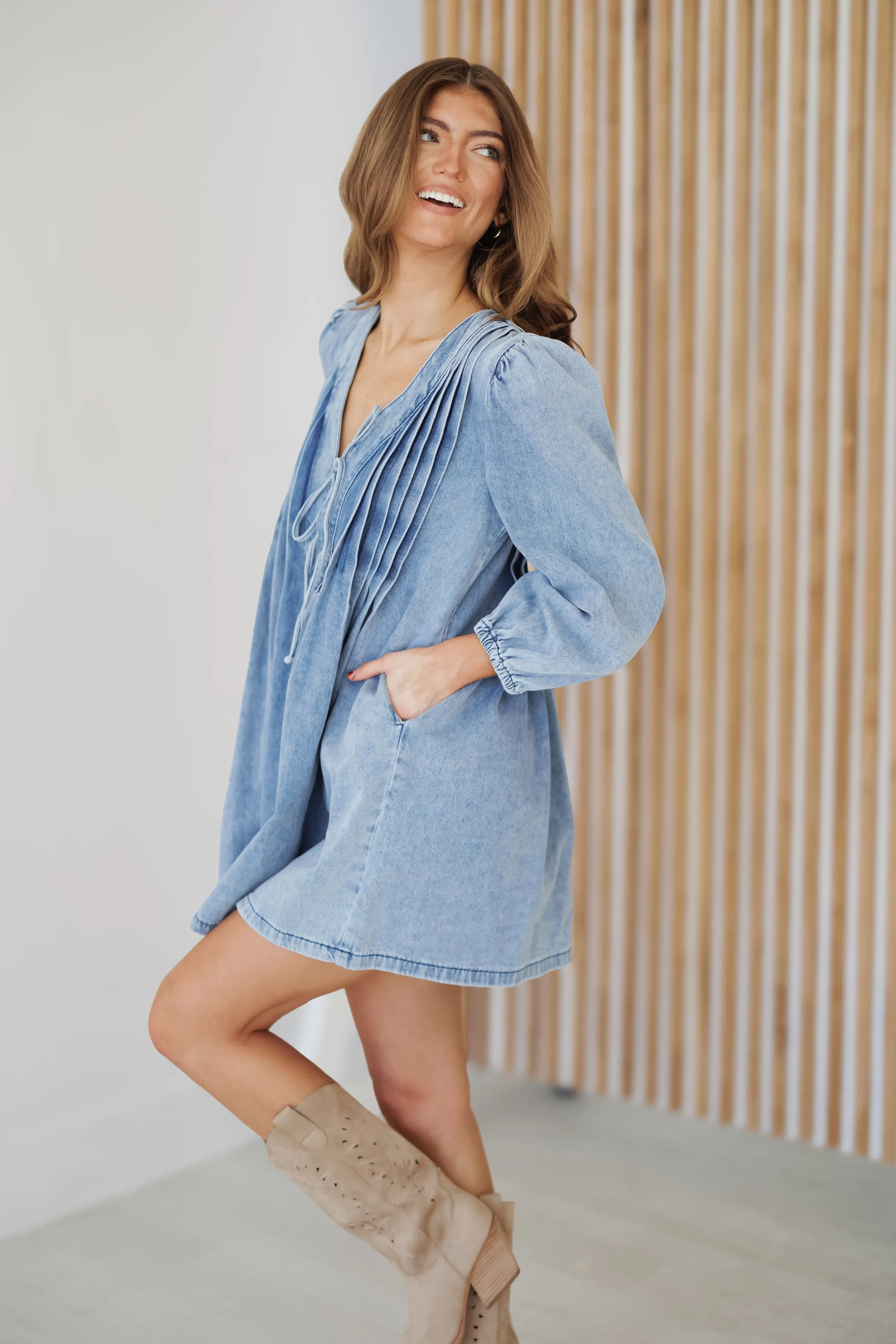 Liberty Denim Dress