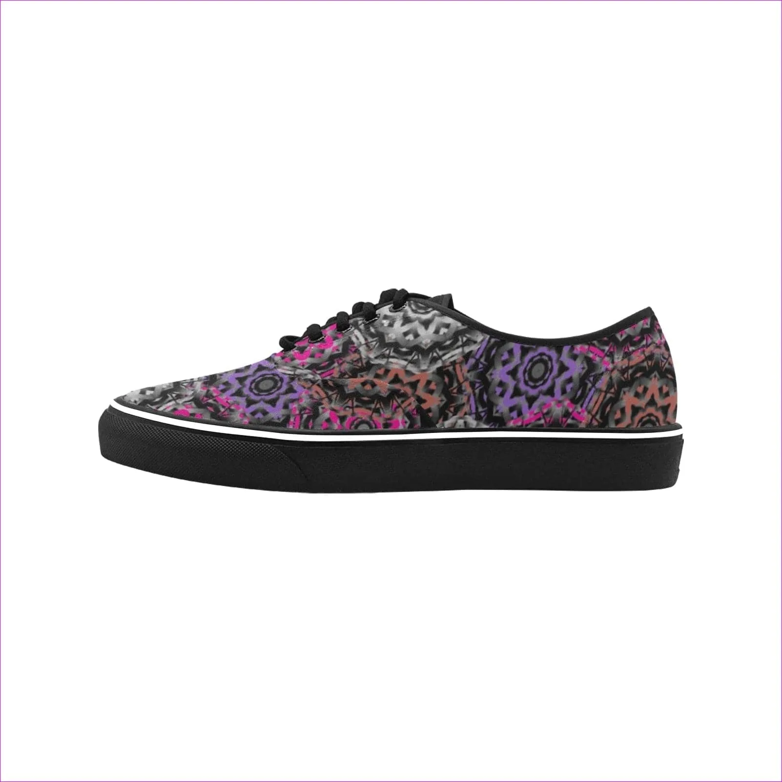 Mandala Graffiti Womens Classic Canvas Low Top Shoe