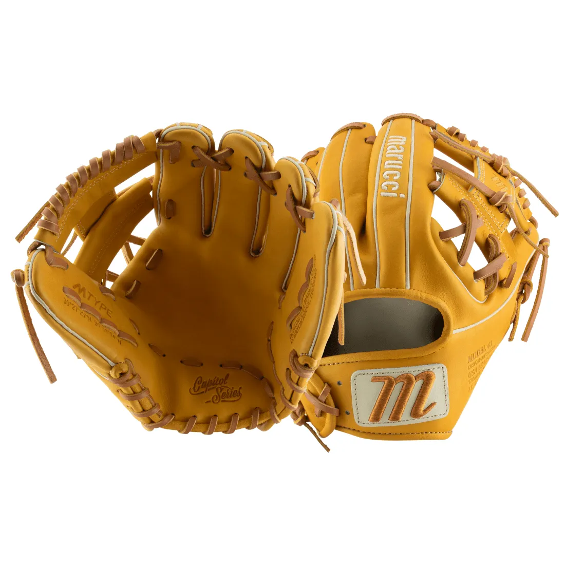 Marucci Capitol Series M Type 43A2 11.5 Infield Baseball Glove: MFG3CP43A2