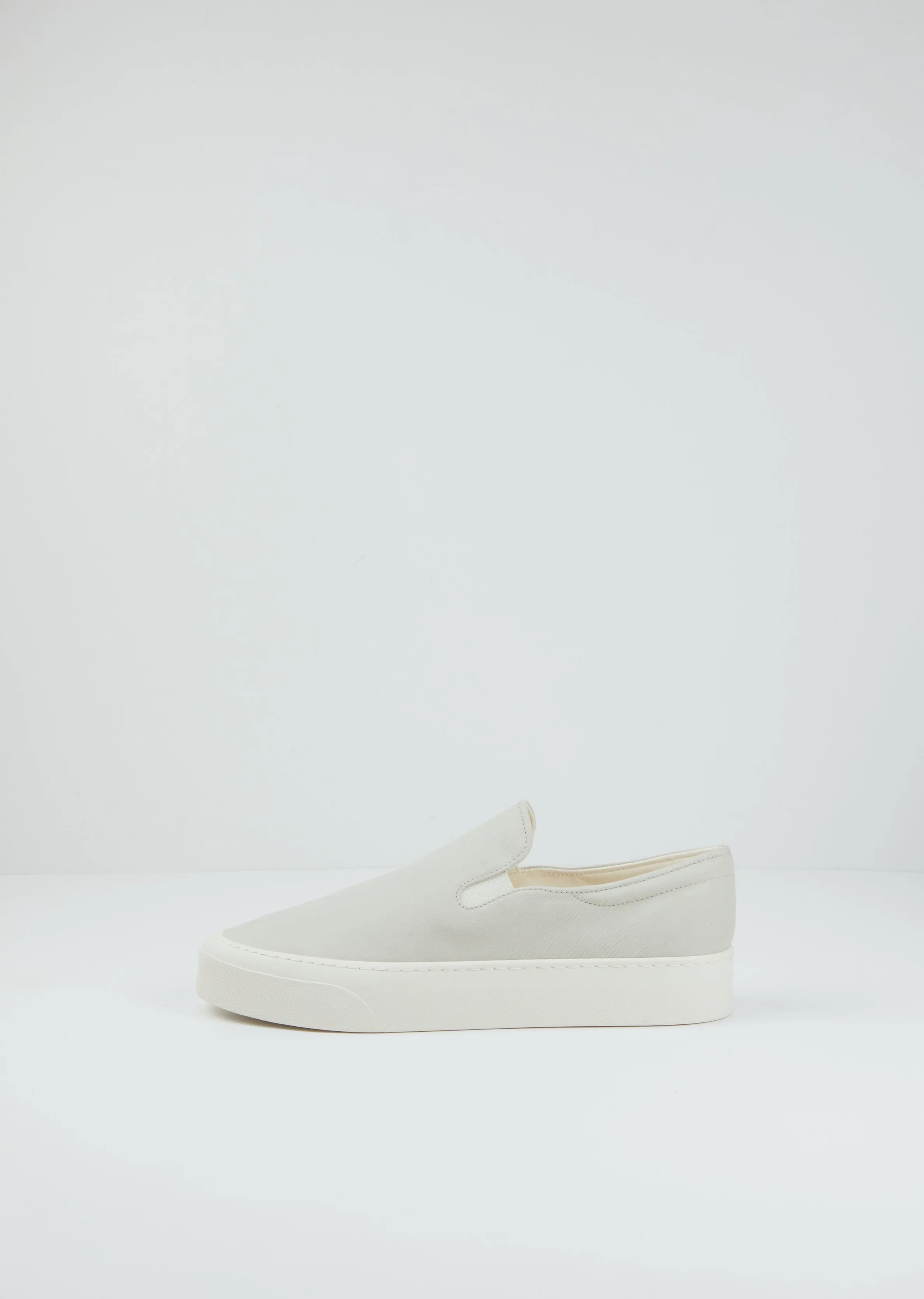 Mary H Canvas — Light Grey / Ivory