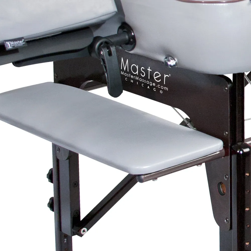 Master Massage 70cm Memory Foam Montour Portable Massage Table Package, Dove Grey