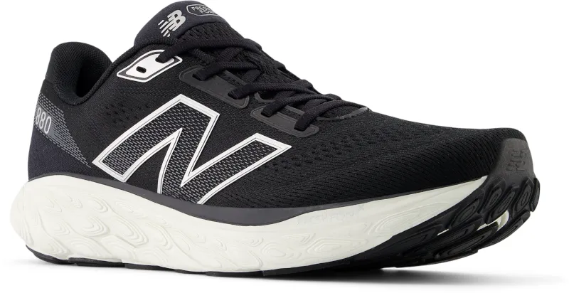 Men's 880 Black with Sea Salt and Silver Metallic V14