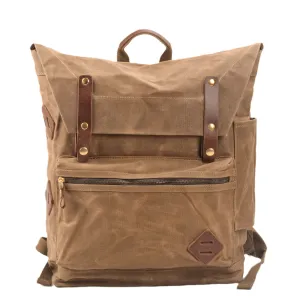 Men's Canvas Backpack Bag Travel Bag Outdoor Vintage Durable Sports Bag Large Capacity Bag Leather Backpack For Gift