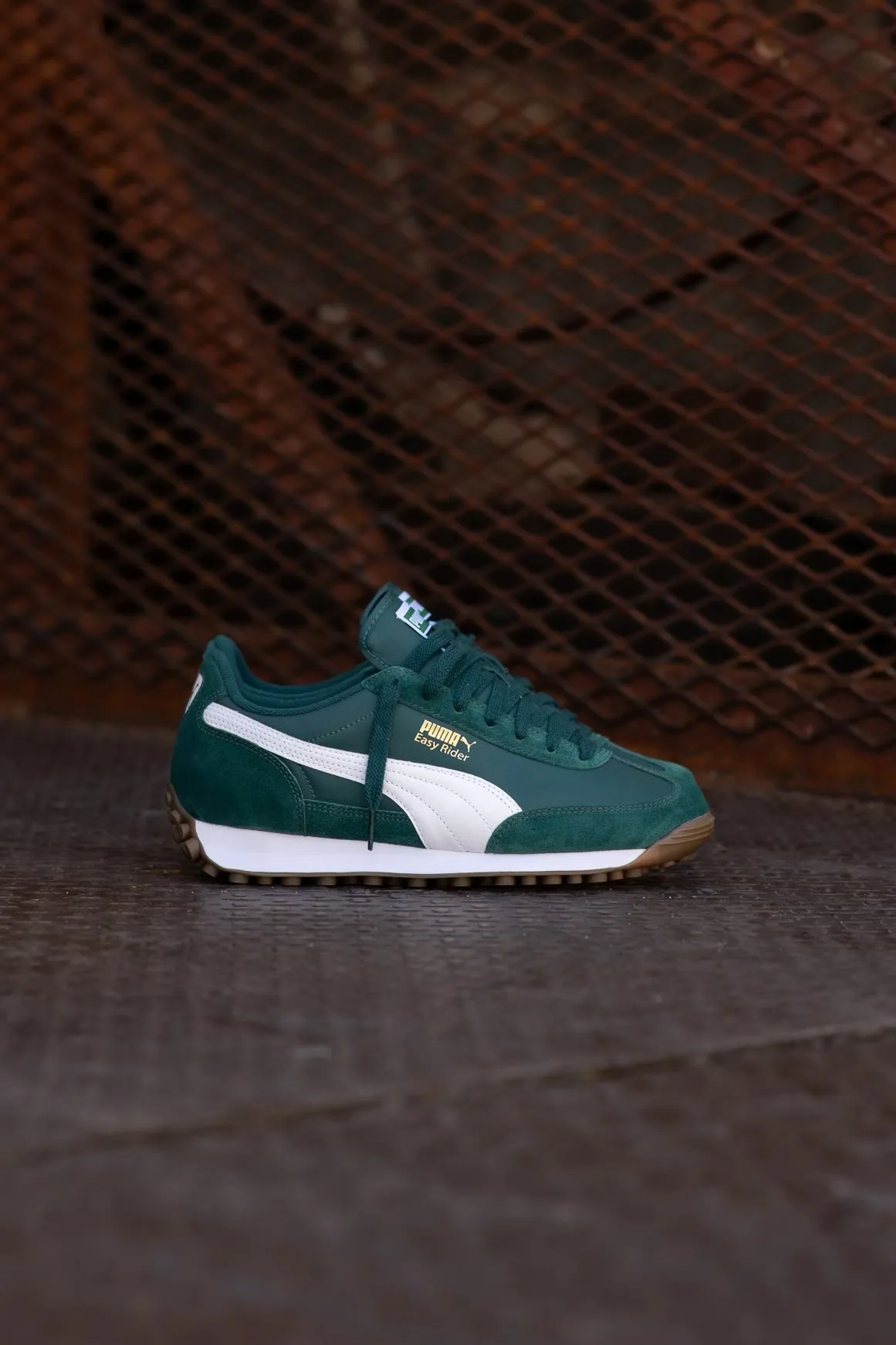 Mens Puma Easy Rider Vintage (Dark Myrtle/Puma White)