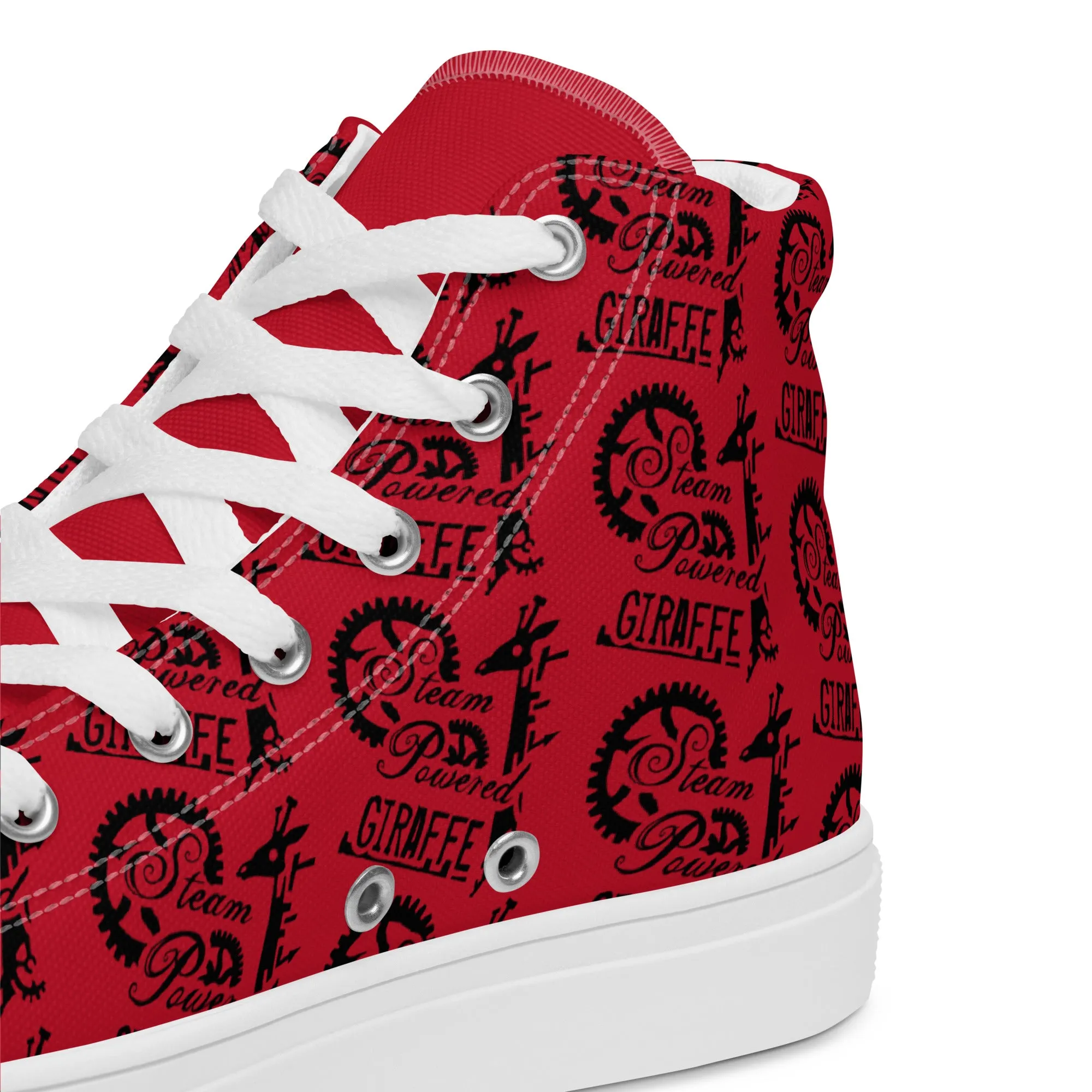 Men’s Red SPG Logo High Top Shoes