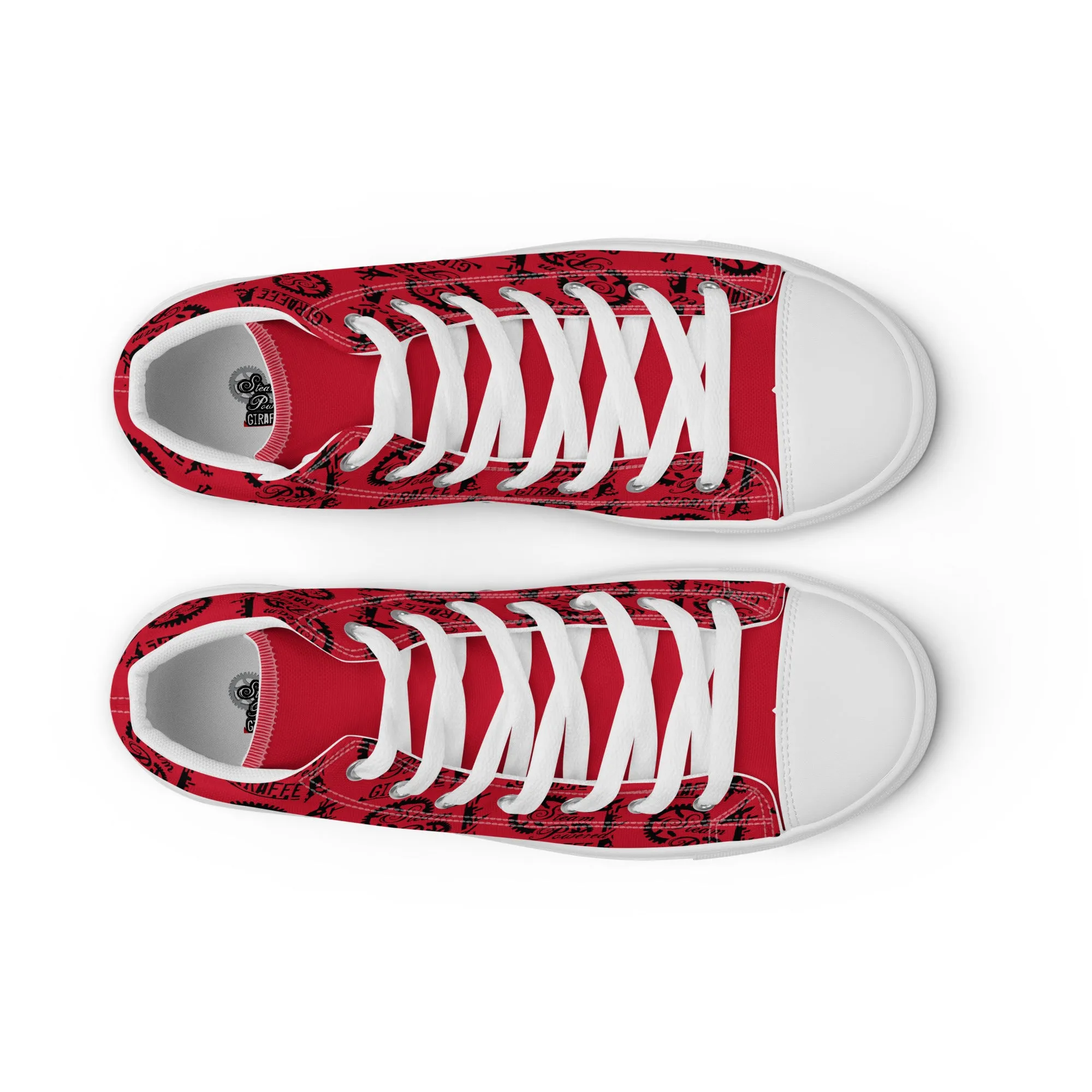 Men’s Red SPG Logo High Top Shoes