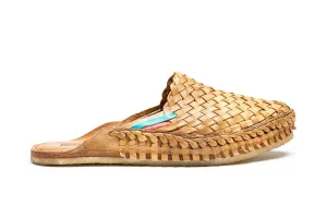 Men's Woven City Slipper in Honey   Stripes by Mohinders