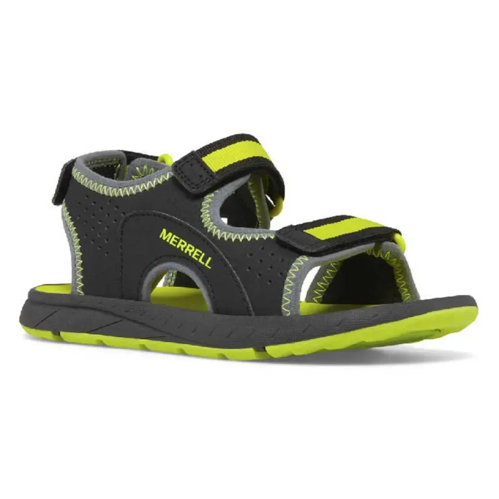 Merrell Kids Panther 3.0 Sandal - Black/HI Viz